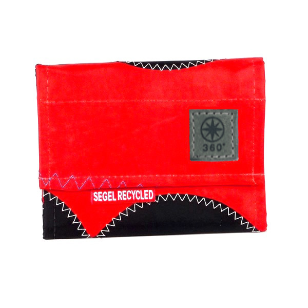 Portemonnaie Rot-Schwarz